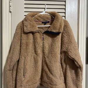 Tommy Hilfiger Camel Sherpa Jacket